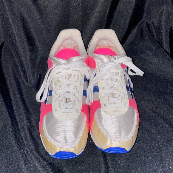 Asics Shoes Vintage Asics Gel Sneakers Shoes Size 6 Whitepinkblue